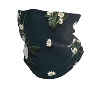 FAQRTIV Cache-cou réglable pivoine blanche vintage cache-cou bandeau cache-cou bandeau cache-cou bandeau