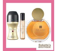FAR AWAY AVON 3 Produits : Eau de Parfum 50 ML + Déo Bille + Vapo Sac 10 ML
