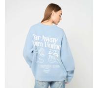 Far Away From Home Knit Sweater bleu L