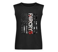 Far Cry 5 Farcry 5 Vest Tank T-Shirt Black Unisex Mens Sleeveless Tops Tees 3XL