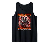 Far Left Ressemble Plus à Farting Funny Hard Skeleton Meme Bootleg Débardeur