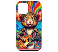 Far Out Mouse Joueur de Guitare années 60 Coque pour iPhone 12/12 Pro