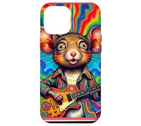 Far Out Mouse Joueur de Guitare années 60 Coque pour iPhone 12 Pro Max