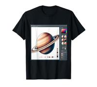 Far Out Saturne Planet Anneaux Espace T-Shirt