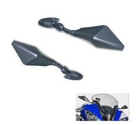 Far Paire de rétroviseurs de carénage pour moto Yamaha YZF-R1 2003 Noir