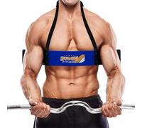 Farabi Arm Blaster Bicep isolater Bar Tricep Curl Bomber Fitness Gym Training by Farabi (Blue)