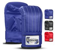 Farabi Boxing punch bag mitt gloves punching boxing gloves mma training Muay Thai Kickboxing MMA Martial Arts Workout Gloves Boxing gloves Men Boxing Training Gloves (Blue, Medium)