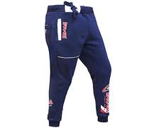 Farabi Fleece Bottom Trouser Jogging Sports Casual Pants Training Navy Blue (XXXX-S)