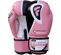Farabi Ladies Gym Fitness Boxing MMA Muay Thai Kickboxing Training Sparring Punching Gloves Mitts (8-OZ)