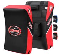 Farabi Sports Bouclier de Frappe MMA Muay Thai Arts Martiaux Hook & Jab Boxe Bouclier Training Target pao Kick Frappe Bouclier pao x 1 unité (Black/Red)