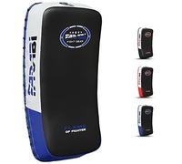 Farabi Sports Boxe Bouclier pour Coaching, Entraînement, Kickboxing Curved Bouclier de Frappe, pao Boxe, Bouclier de Frappe Boxe MMA Muay Thai Kick Pad X 1 Unité Unique (Bleu)