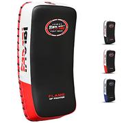 Farabi Sports Boxe Bouclier pour Coaching, Entraînement, Kickboxing Curved Bouclier de Frappe, pao Boxe, Bouclier de Frappe Boxe MMA Muay Thai Kick Pad X 1 Unité Unique (Rouge)