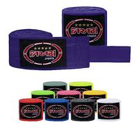 Farabi Sports Enfants Bande Boxe Paire d'enveloppes mexicaines intérieures de Gants de Fitness de Boxe de mètres de Long (Black, Kids (2.50 Meters) (Purple)