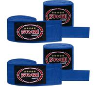 Farabi Sports Enfants Bande Boxe Paire d'enveloppes mexicaines intérieures de Gants de Fitness de Boxe de mètres de Long (Bleu (Lot de 2)