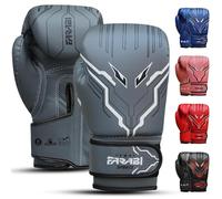 Farabi Sports Gant de Boxe Enfant Garçons et Filles Gants de Boxe Enfant 6-oz Youth, Junior Gant Boxe Enfant pour MMA, Muay Thai, Sac de Boxe et entraînement pour Les 5 à 10 Ans (Grey, 6-oz)
