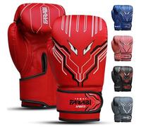Farabi Sports Gant de Boxe Enfant Garçons et Filles Gants de Boxe Enfant 6-oz Youth, Junior Gant Boxe Enfant pour MMA, Muay Thai, Sac de Boxe et entraînement pour Les 5 à 10 Ans (Red, 6-oz)