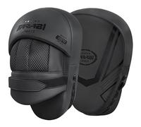 Farabi Sports Patte d'ours Boxe - Courbes Légères Patte d Ours Kickboxing avec Mousse Absorbant Les Chocs, Boule de Prise, Sangle Velcro & Respirantes Patte d'ours Kickboxing, MMA & Muay Thai