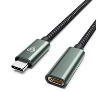 Faracent Câble d'extension USB de type C (1 m/10 Gbit/s), USB 3.2 type C 3.1 mâle vers femelle pour PSVR2, MacBook Air, M2 Pro, iPad Mini/Pro, Dell XPS Surface Book - Vert noirâtre