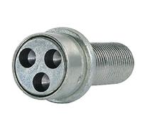 FARAD 1-ZA SB 1CH.SP Stil Bull Antivol pour Roues avec Serrage à Boulon Set de 4 avec 1 Clé