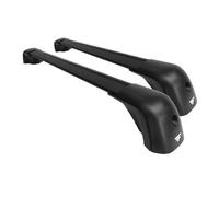 Farad barres de toit Compact Black en Aluminium compatibles avec Tesla Model Y à partir de 2020