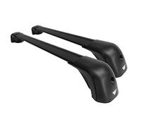 Farad Barres de Toit Compact en Aluminium Noir aérodynamiques et Super-silencieuses compatibles avec Suzuki Swift 2010-2017 sans Barres longitudinales