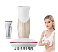 Farad Beauty Heated Brush, 4 in 1 Faradbeauty Brush Massager, 20 Level of Adjustable Suction, with Heat, for Abdomen, Back, Arms, Legs & Waist (1 Set+Gel)