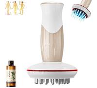 Farad Beauty Heated Brush, Farad Beauty Heated Lymphatic Drainage Massager Brush,With Heat and 20/30-Speed Vibration Massage, Soothes Relaxes for Belly,Arms & Legs,Back,Body (20th Gear)