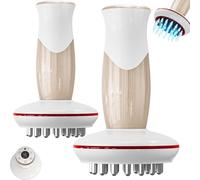 Farad Beauty Heated Lymph Brush, Farad Beauty Heated Lymphatic Drainage Massager Brush, With Heat and 20/30-Speed Vibration Massage Reduces Puffiness Soothes Relaxes, For Belly, Arms & Legs (20+30)