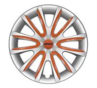 Farad Enjoliveurs universels Deux Tons 15 Pouces Silver/Orange