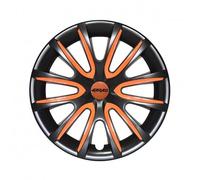 Farad Enjoliveurs universels Deux Tons 16 Pouces Black/Orange