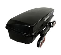 Farad Maki 300L Attelage de remorque - Noir gaufré, porte-bagages arrière, anti-rayures, avec serrure de sécurité
