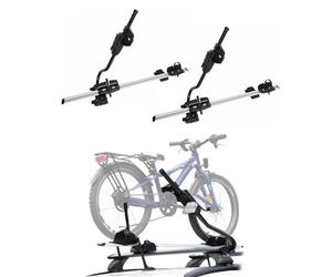 Farad P-Style Porte-vélos de toit en acier TÜV jusqu'à 25 kg 2 pièces, Attache Velo Voiture