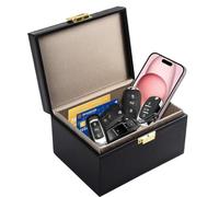 Faraday Box Boîte Faraday, clé de voiture Anti-piratage Premium, protecteur pour voitures, boîte à clés RFID, Cages de blocage de Signal antivol (Size : 11.5cmx9cmx6cm)