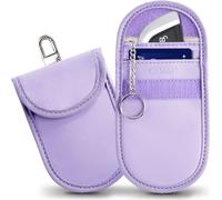 Faraday Cage Case Pouch Keyless RFID Signal Blocker, Tech-Protect KLR100, Violet