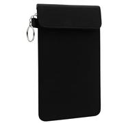 Faraday Étui de protection pour téléphone portable et clés de voiture - 10 × 18 cm - Protection RFID & Keyless Go - Bloqueur de signal EMF contre radio, GPS et Wi-Fi - Smartphones jusqu'à 6,9" - Noir