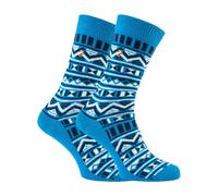 Farah - 2 Paires De Chaussettes En Coton Épais À Motifs Vintage Drôlepour Hommes