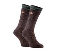 Farah - 2 Paires Homme Retro Coton Chaussettes Rayees pour Bottes