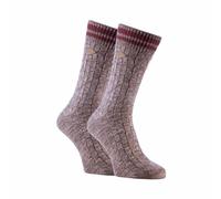 Farah - 2 Paires Homme Retro Coton Chaussettes Rayees pour Bottes