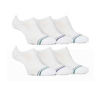 Farah - 6 Paires Chaussettes Invisibles Bambou Hommes Antidérapantes Sport