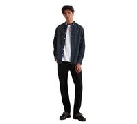 Farah Brewer Chemise à Manches Longues en Coton Bio à Carreaux pour Homme, S, Vert persistant