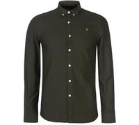 Farah Brewer Chemise Oxford en Coton Coupe Ajustée Homme