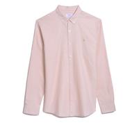 Farah Brewer Slim Fit Cotton Oxford Shirt Chemise, Rose, XL Homme