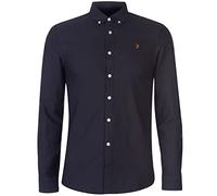 Farah Brasseur Chemise, Bleu Marin, L Homme