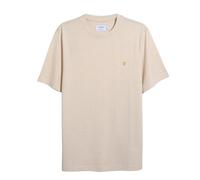 Farah Danny Reg SS Tee T-Shirt, Bouleau Gris chiné, L Homme