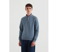 Farah Jim Zip Jumper Chalk Blue 413 Grand Male