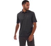Farah Lewis Short-Sleeve Performance Polo Shirt Noir 2X Grand. Male