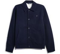 Farah Men's Cotton Long Sleeve Bomber Jacket Vrai Marine Petit Male