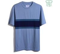 Farah Men's Ginsberg Regular Fit T-Shirt Faded Denim Blu Petit Male