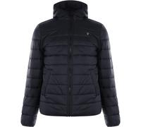 Farah Men's Meeson Hooded Long Sleeve Short Puffer Jacket Dp Noir 006 Très grand Male