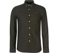 Farah Oxford Long Sleeve Shirt Evergreen 357 Moyen Male